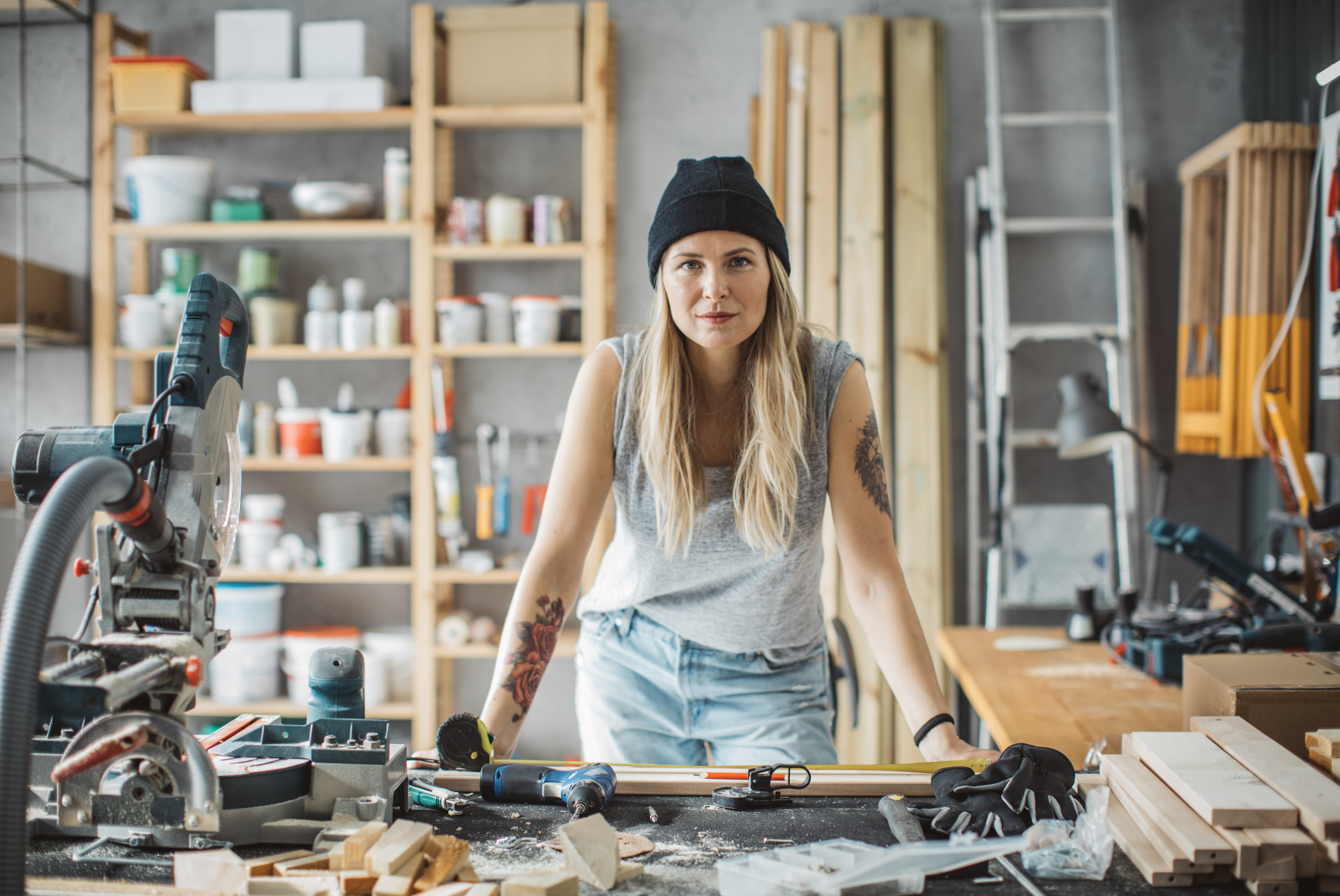 woman-workshop-working-tools